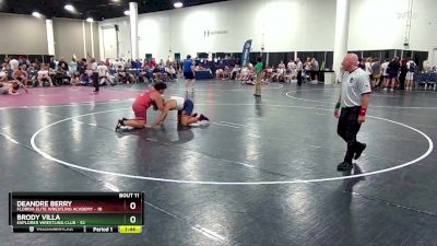 285 lbs Finals (8 Team) - Brody Villa, Explorer Wrestling Club vs Deandre Berry, Florida Elite Wrestling Academy