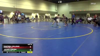 182 lbs Round 1 (6 Team) - Jayden Osborn, Hawkstyle Elite vs Dantrell Willimas, Dynamic Red