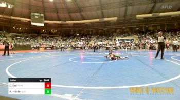 55 lbs Round Of 16 - Calvin Doll, Paynesville vs Allister Hunter, Owasso Takedown Club