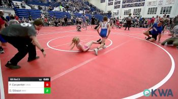 106 lbs Quarterfinal - Ethyn Barlow, Division Bell Wrestling vs Khoi Hooper, Choctaw Ironman Youth Wrestling