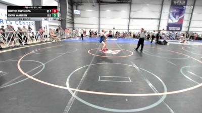 145 lbs Rr Rnd 2 - ROYCE ESPINOZA, NC Pride Wrestling Club vs Evan Warren, Alien Spaceship