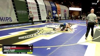 135 Class 2 lbs Cons. Round 2 - Brianna James, Washington vs Ashley Slade, Central (St. Joseph)