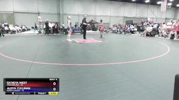 130 lbs Round 2 (8 Team) - Da`Neya West, Missouri Red vs Aleiya Cullinan, North Dakota