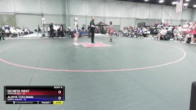 130 lbs Round 2 (8 Team) - Da`Neya West, Missouri Red vs Aleiya Cullinan, North Dakota