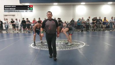 144 lbs Consi Of 64 #1 - Gunnar Ortiz, AZ vs Noah Meulen, PA
