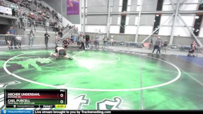 86 lbs Cons. Semi - Archer Underdahl, Buzzsaw WC vs Cael Purcell, Team Real Life Wrestling