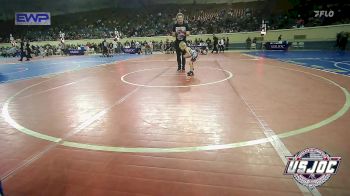 40 lbs Round Of 32 - Grayson Sacco, Lone Grove Takedown Club vs Charley Ray Wells, Claremore Wrestling Club