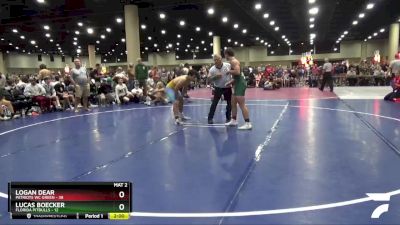 165 lbs Round 1 (32 Team) - Lucas Boecker, Florida Pitbulls vs Logan Dear, Patriots WC Green