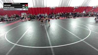 12U Boys - 98 lbs Cons. Round 2 - Levi Haag, Wisconsin vs Marcus Duran, Wisconsin