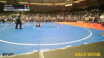 46 lbs Quarterfinal - Cash Scott, Cowboy Wrestling Club vs Cruz Montez, Steel City Reloaded