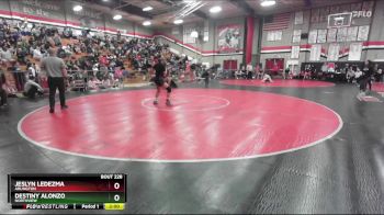 155 lbs Champ. Round 2 - Destiny Alonzo, Northview vs Jeslyn Ledezma, Arlington