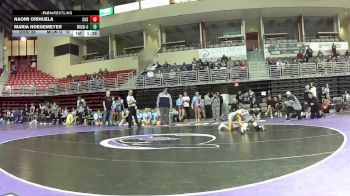 105 lbs Round 1 (3 Team) - Maria Hoegemeyer, Millard West vs Naomi Orihuela, Crismon High School