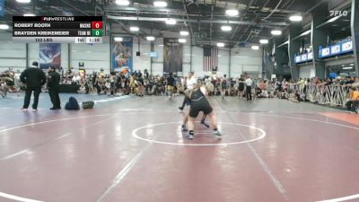 152 lbs Rr Rnd 3 - Robert Booth, Mat Assassins Black vs Brayden Kreikemeier, Team Nebraska