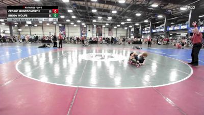 126 lbs Consi Of 64 #2 - Cedric Montgomery II, GA vs Brody Wolfe, NC