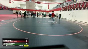 114 lbs Quarterfinal - Kara Rosado, San Antonio Johnson (Girls) vs Julianna Zavala, Katy Tompkins (Girls)