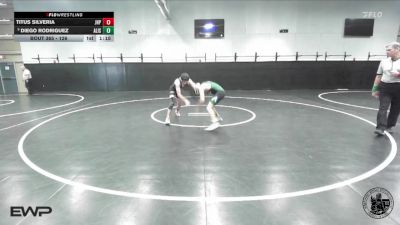 126 lbs Quarterfinal - Diego Rodriguez, Alisal vs Titus Silveria, John H Pitman