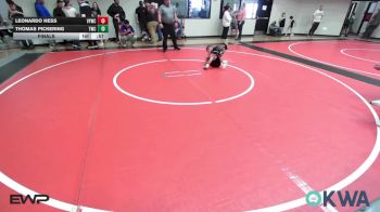 55 lbs Final - Leonardo Hess, Verdigris Youth Wrestling vs Thomas Pickering, Tahlequah Wrestling Club