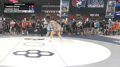 207 lbs Quarters - Phoenix Molina, Illinois vs Courtney Walls, Illinois