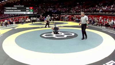 D2-120 lbs Cons. Round 1 - Caden Kaleal, West Geauga vs Greyson Conyers, Watterson