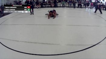 135 lbs 2nd Place Match - Laila Cuevas, NATF vs Bella Arrants, GI Grapplers