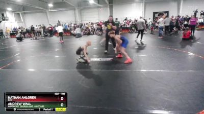 101 lbs Round 2 - Nathan Ahlgren, C2X vs Andrew Wall, Northeast Georgia Mat Monstars