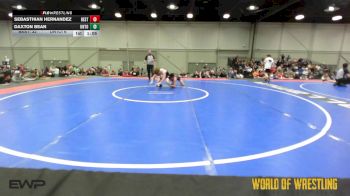 115 lbs Rr Rnd 1 - Sebasthian Hernandez, Best Trained 14U 1 vs Daxton Bean, Untouchables 14U Black