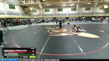 106 lbs Round 5 - Allyson Bauer, Sheridan Wrestling Club vs Joshyonna Coppage-Dortch, North Omaha AC