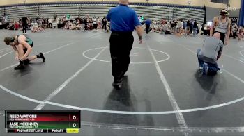160 lbs Round 3 (8 Team) - Reed Watkins, FCA Hurricanes vs Jase McKinney, VA Team Predator