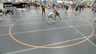 150 lbs Cons. Round 6 - Aiden Noyes, Unattached vs Dallas Korponic, Unattached