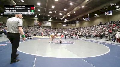 2A 165 lbs 3rd Place Match - Logan Keith, San Juan vs Cincinnatus Treadwell, Kanab