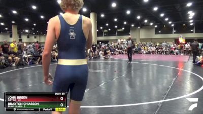 132 lbs 2nd Wrestleback (32 Team) - John Breen, Indy WC vs Braxton Chiasson, BRAWL Silver