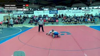 134 lbs 1st Place Match - David Krambule, Casa Grande Union High School vs Romeo Chavez, Santa Cruz Valley Union High School