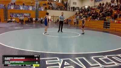 106 lbs Semifinal - Kiah Worthington, Newberg vs Alberto Hernandez, Glencoe