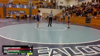 106 lbs Semifinal - Kiah Worthington, Newberg vs Alberto Hernandez, Glencoe