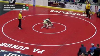 140 lbs Final - Peyton Segata, Council Rock South vs Madison Helms, Downingtown West