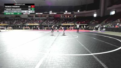 149 lbs Round Of 64 - Thomas Freeman, Ohio State vs Brady Bollander, James Madison
