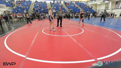 126 lbs Final - Addison Willis, Wagoner Takedown Club vs Katie Garcia, Mannford Pirate Youth Wrestling