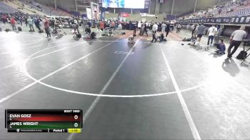 138 lbs Quarterfinal - James Wright, IL vs Evan Gosz, IL