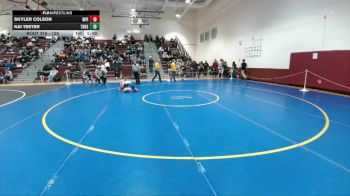 126 lbs Cons. Round 2 - Kai Teeter, Thunder Basin vs Skyler Colson, Big Piney