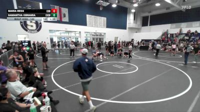 140 lbs Semifinal - Samantha Obnamia, Chaparral High School Wrestlin vs Maria Ress, CDM