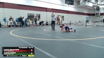 102-112 lbs Round 5 - Lucas Goldacker, North Hardin WC vs Kaiden Bonds, Owen County WC