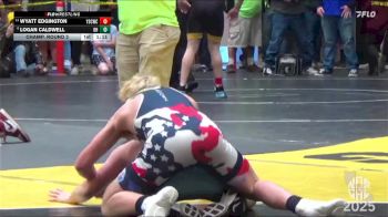 168 lbs Champ. Round 2 - Wyatt Edgington, Yuba Sutter Combat Wrestling C vs Logan Caldwell, Dark Horse