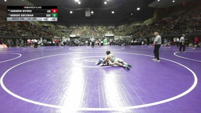 140 lbs Consi Of 16 #2 - Andrew Myers, Liberty Bakersfield vs Sergio Escobar, Bakersfield