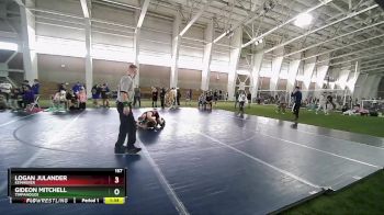 157 lbs Champ. Round 1 - Gideon Mitchell, Timpanogos vs Logan Julander, Kemmerer