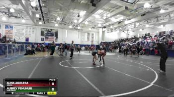 115 lbs Cons. Round 4 - Alina Aguilera, Selma vs Aubrey Penunuri, San Dimas