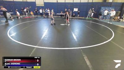 56 lbs 3rd Place Match - Gunnar Brown, IA vs Elias Andronic, IL