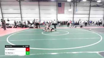 120 lbs Consi Of 8 #2 - Kyle Levesque, CT vs Matthew Marlow, NY