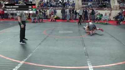 160_B lbs Consi Of 16 #1 - Dallas Short, Carlisle vs Blake Wilt, Central