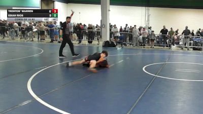 112 lbs Consi Of 16 #2 - Trenton` Warren, AZ vs Esiah Rios, ID