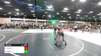 138 lbs Consi Of 64 #1 - Liam Gorton, Coast Wr Acd vs Kyler North, Edge WC